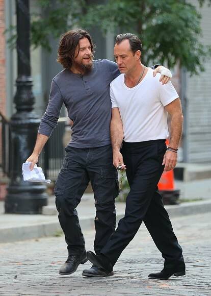 Jason Bateman and Jude Law in 2024. 
