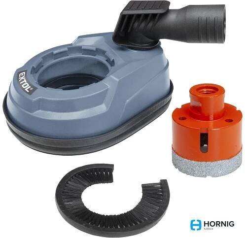 EXTOL PREMIUM lapač prachu přísavný, vrtání do 68mm, hadice 35mm, 8807009