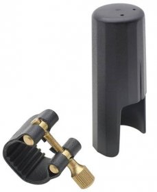 Leather Ligature Fastener with Plastic Cap for Clarinet Bakelite Mouthpiece Durable