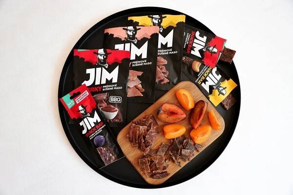 Sušené maso Jim Jerky hovězí 23 g 8594177020593 | bscom.cz
