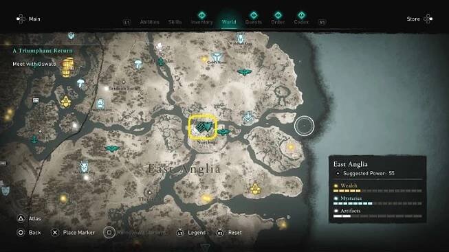 A Triumphant Return – Návod – Assassins Creed Valhalla