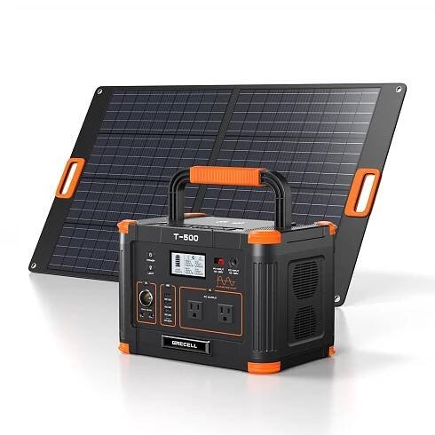 Grecell Peak 2000W přenosný generátor elektrárny lithiová baterie solární panel