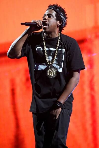 Jay-Z performs on stage during the 'On the Run II' tour at MetLife Stadium on Aug. 2, 2018, in East Rutherford, N.J.