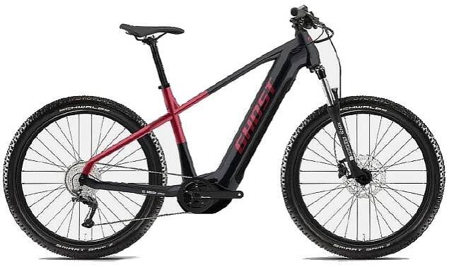 elektrokolo Ghost E-Teru Universal High 29" Bosch 625 Wh - Black/Metallic Rust Red Glossy