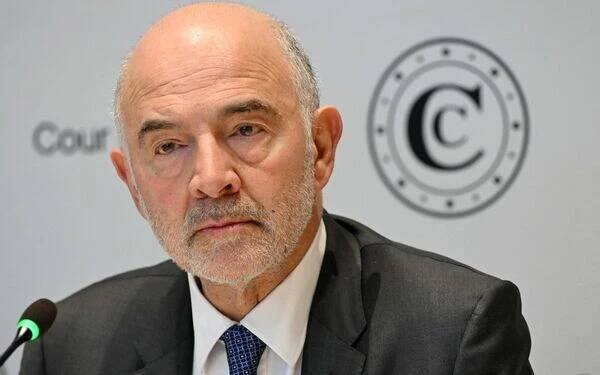 La Cour des comptes et son président, Pierre Moscovici, ont rendu, ce jeudi 10 avril, un second rapport sur les retraites. AFP/Bertrand Guay