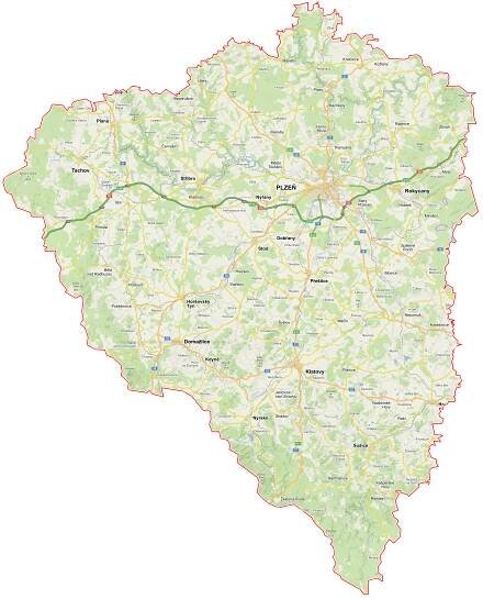 Cykloturistika s elektrokolem - PLZEŇSKÝ KRAJ