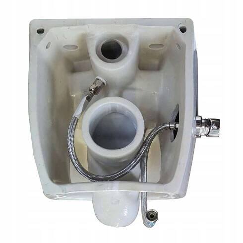 ISVEA - SENTIMENTI CLEANWASH závěsná WC mísa, integrovaný ventil a bidet. sprška, Rimless, 36x51cm, bílá (10ARS1010)