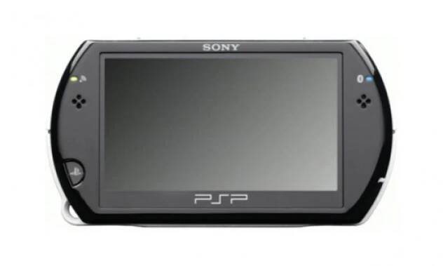 The PSP go in the closed position