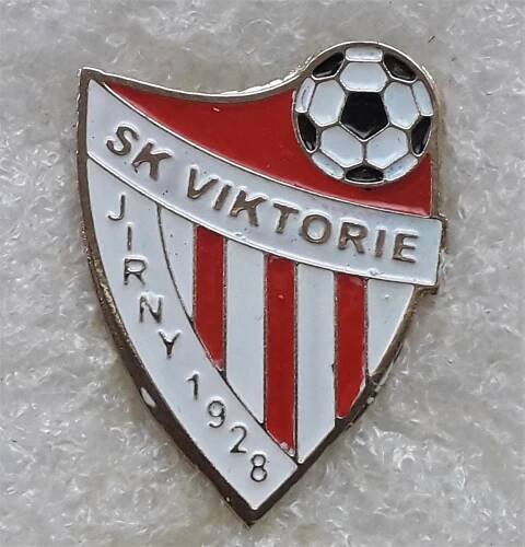 SK VIKTORIE JIRNY, LOGO, fotbal, ČESKO - Odznaky, nášivky a medaile