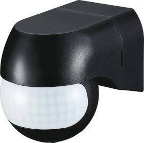 Pohybové čidlo LED PIR černé IP44 800W PR054