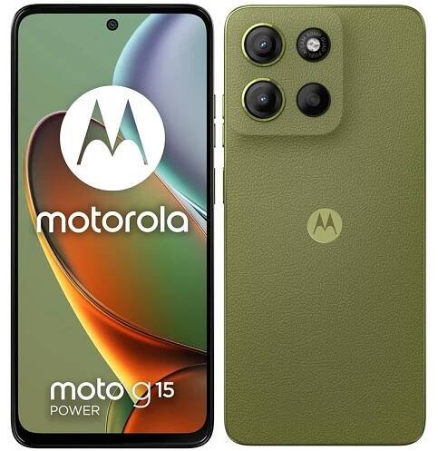 Mobilní telefon Motorola Moto G15 Power 8 GB / 256 GB (PB6G0002PL) zelený - zánovní - 24 měsíců záruka
