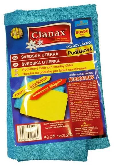 CLANAX švédská utěrka na podlahu 260 g, 50 × 60 cm