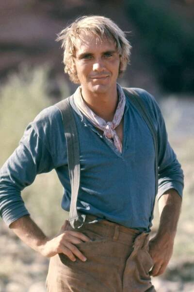 Terence Stamp for portrait for the 1968 western 'Blue'. 
