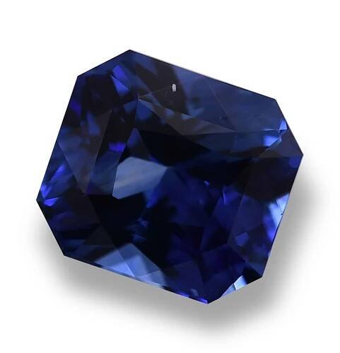3.03 Carat Blue SRI LANKAN Radiant Sapphire CD