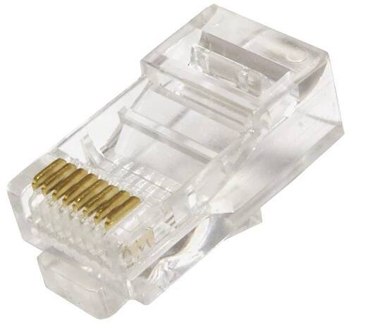 Konektor RJ45 kat. 5e nestíněný, na drát, 1ks