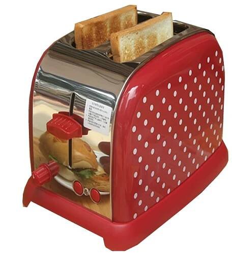 Breville 4-místný toustovač z nerezové oceli - Retro evropský design