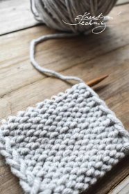 Návody na pletení: základy pletení, naučte se plést rubový žerzej│pletení│knitting