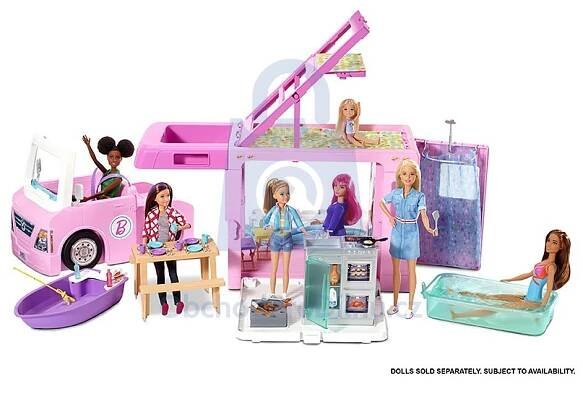 Barbie karavan snů 3v1, Mattel