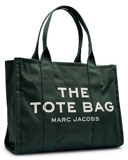 Kabelka shopper The Canvas Large Tote Bag Marc Jacobs | 	lahvově zelená M0016156