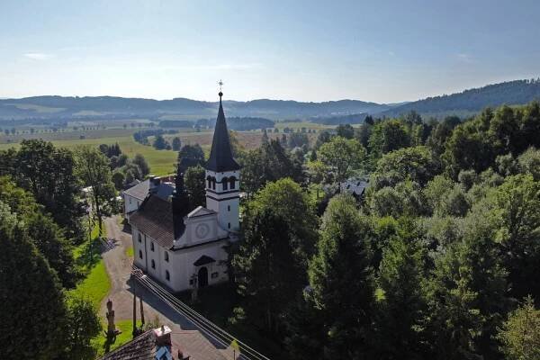 Štíty z ptačí perspektivy 2023- foto Ivo Cygrýd - Město Štíty