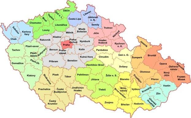 Okresy s nalezenými památkami | Drobné památky 