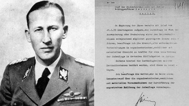 Rozkaz k vyhlazení Židů: Göring napsal Heydrichovi dopis s třemi odstavci zla