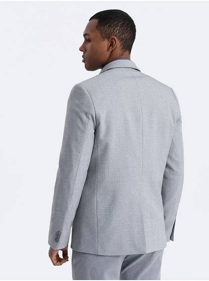 Ombre Clothing Šedé pánské sako Ombre Clothing