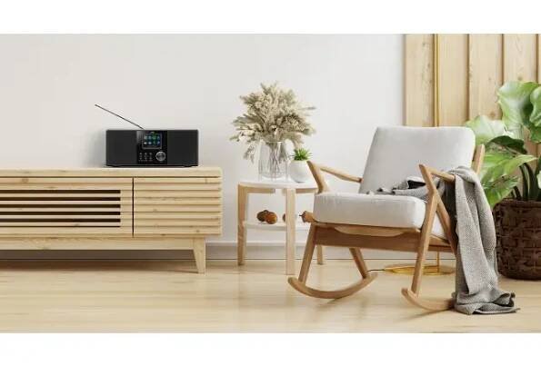 Internetový radiopřijímač s DAB+ JVC RA-E981B černá barva
