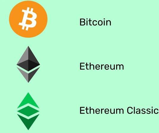 Native cryptocurrencies.