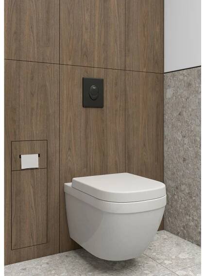 Sada podomítkový WC modul Grohe Rapid SL 38539001, WC mísa se sedátkem s pomalým sklápěním Hagser Beno HGR20000042, 38964