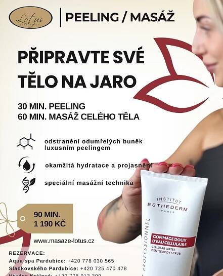 Peeling masáž celého těla