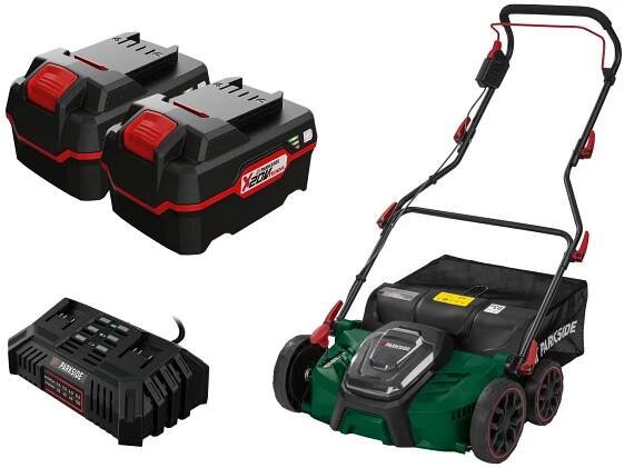 PARKSIDE® Aku vertikutátor a provzdušňovač trávníku PLVA 40-Li B1, 2x 4 Ah (AKU, PLVA, PLVA 40, PLVA 40 B1)