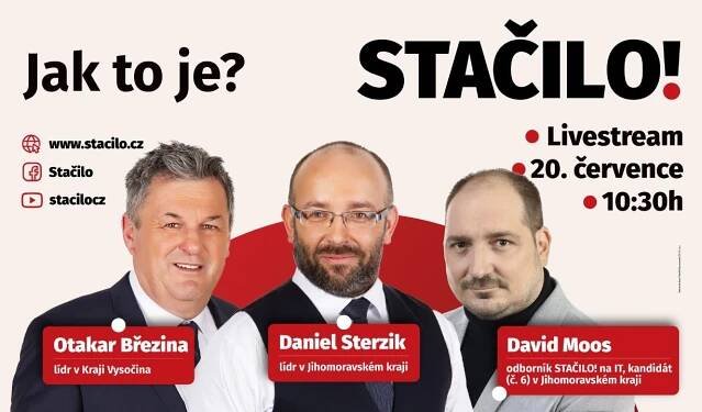 STAČILO! Jak to je? Daniel Sterzik - Otakar Březina - David Moos