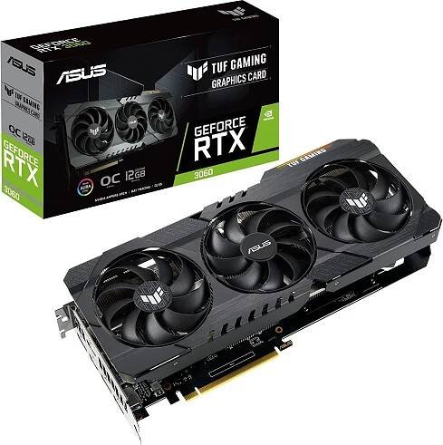 ASUS TUF GeForce RTX 3060 O12G GAMING V2 LHR, záruka ALZA do 01/26