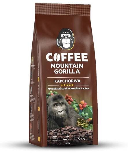 Zrnková káva Kapchorwa - 100 % arabica - Uganda 250 g