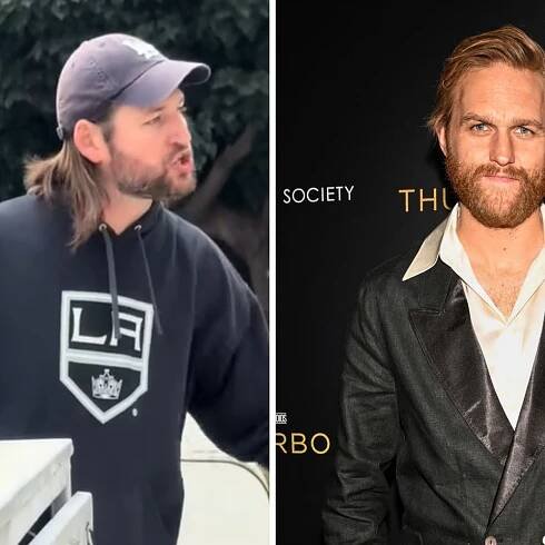 Marvel actor Wyatt Russell isn't in LA protest video, honestly