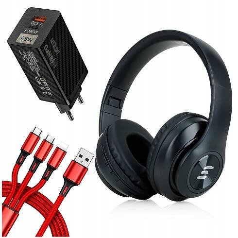 NEJLEPŠÍ dárek POD STROMEČEK BLUETOOTH SLUCHÁTKA PŘES UŠI + NABÍJEČKA