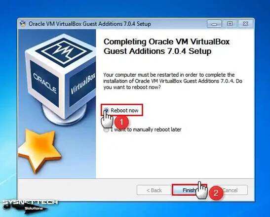 Restarting the Virtual PC