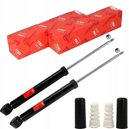 2× ZADNÍ TLUMIČ Seat ALTEA/0CTAVIA 04- TRW JGT448T + DACO PK4726 Sada protiprachové ochrany, tlumič