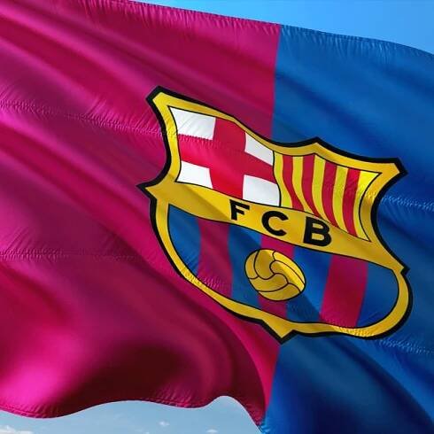 Vlajka fotbalového klubu FC Barcelona | foto: Pixabay
