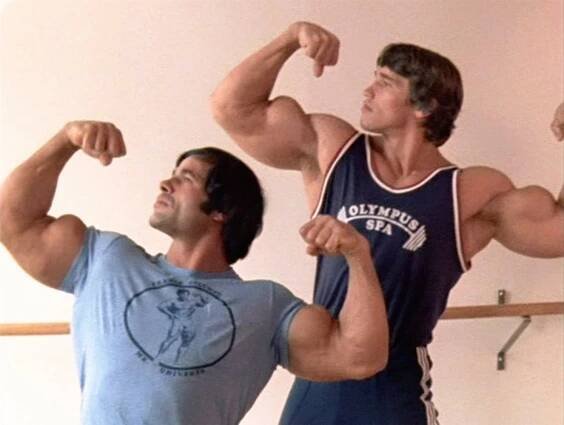 Železný Schwarzenegger - Z filmu - Franco Columbu, Arnold Schwarzenegger