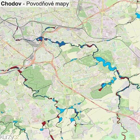 Chodov - mapy | Kurzy.cz
