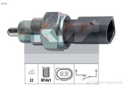 KW Spinac svetla zpatecky Fabia 1.0 99-