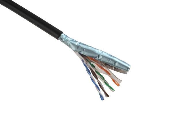 Solarix SXKD-5E-FTP-PE FTP, CAT 5e, 305m, černý