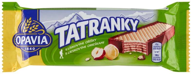 Tatranky Lískooříškové 47g (36ks v balení)