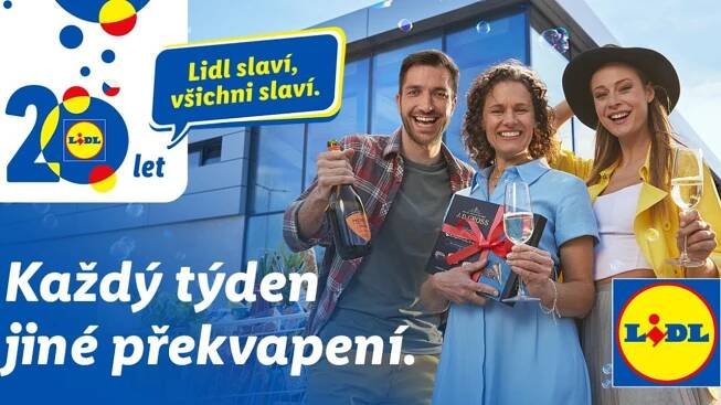 Lidl slaví, všichni slaví