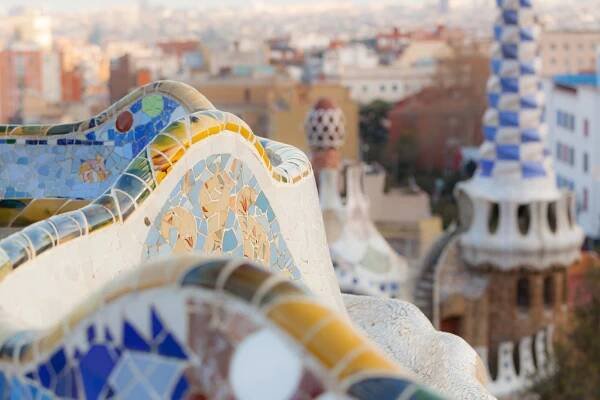 Guell Park in Barcelona