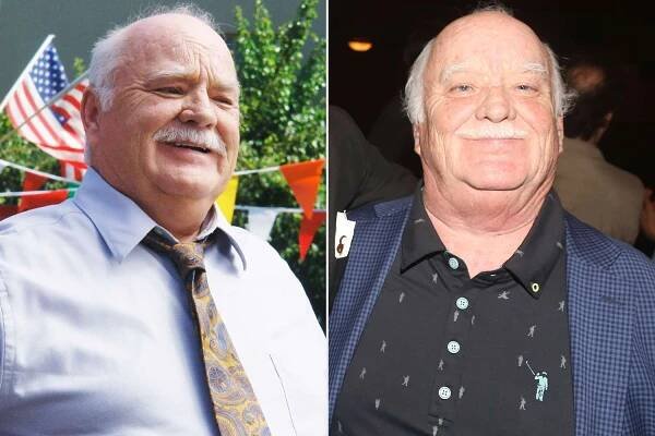 BRIAN DOYLE-MURRAY ON THE MIDDLE - "The Cheerleader"; Brian Doyle Murray poses backstage at the hit musical based on the 1993 Bill Murray film "Groundhog Day" on Broadway at The August Wilson Theatre on August 8, 2017 in New York City