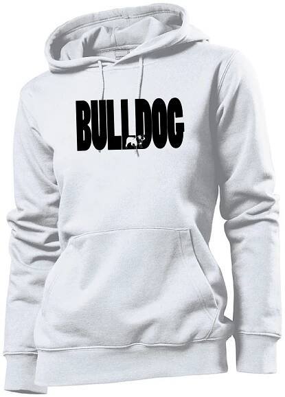 Mikina s potiskem Bulldog nápis