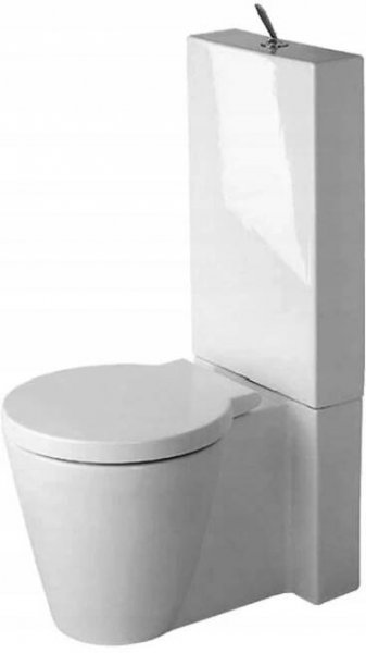 Duravit Stojící WC kombi mísa, bílá 0233090064